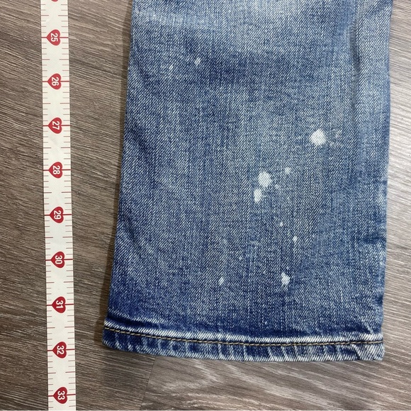 Empyre Men’s Distressed Skinny Jeans Size 32 Light Wash - Picture 8 of 12